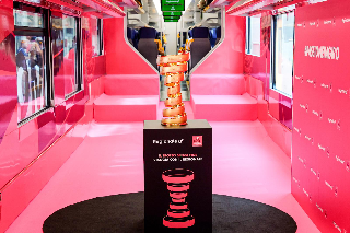 Piemonte, il trofeo senza fine a bordo del Treno Rosa
